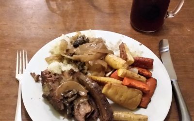 Chuck Roast and Mushroom Gravy