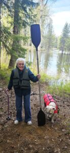 Mom at the lake