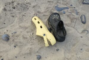 We were menaced by Crocs but manged to safely pass them by.