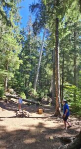 We found ourselves in another dispersed campsite. Andy, Amy and I have camped here before, but it has been a number of years.